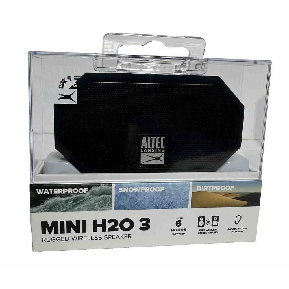 Altec Lansing Mini H20 3 Rugged Bluetooth Speaker- Realtree (Brand New Sealed) - Picture 8 of 10